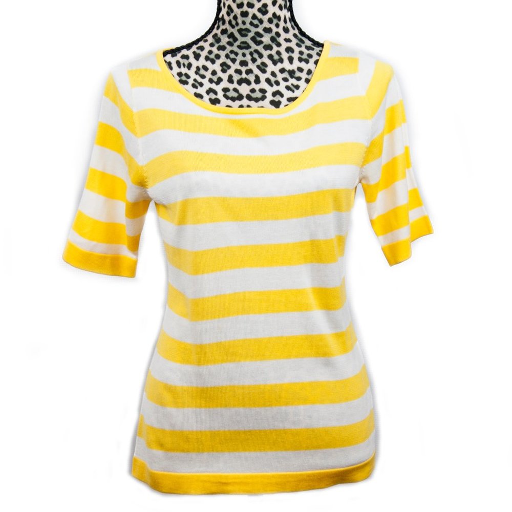New York & Company stripped top Sz M